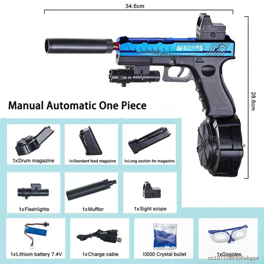 Gel blaster | Glock - Blå